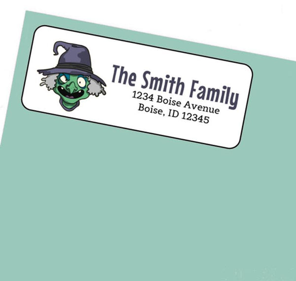 Halloween Address Labels Stickers, 30 personalized labels!