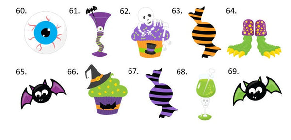Halloween Vinyl Sticker, Halloween Laptop Decal