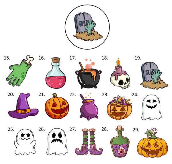 Halloween Envelope Seals Labels Stickers, 48 Personalized Stickers!