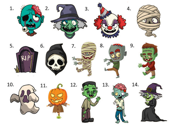 Halloween Vinyl Sticker, Halloween Laptop Decal