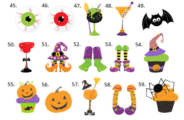 Halloween Vinyl Sticker, Halloween Laptop Decal