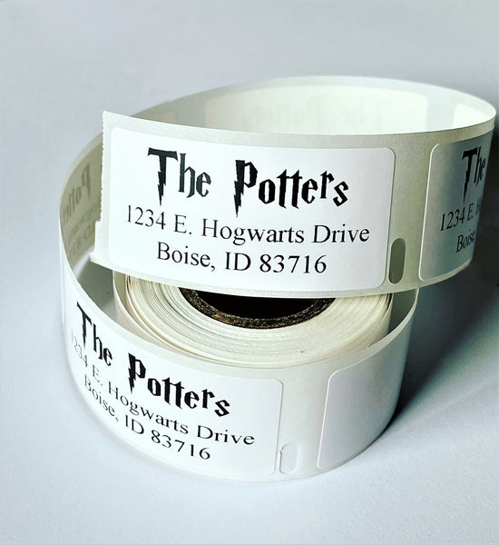 Wizard Address Labels Roll, Personalized Labels Roll, Thermal Labels Stickers!
