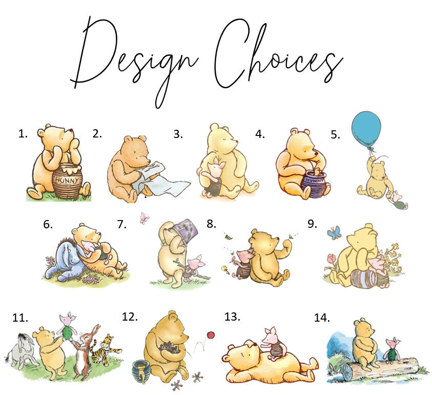 Stickers Baby Winnie Pooh, Classic Winnie Pooh Stickers