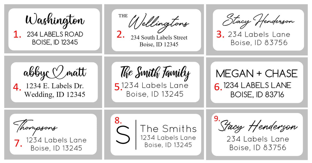 Flower Floral Address Labels Stickers, 30 personalized labels! – The Label  Palace