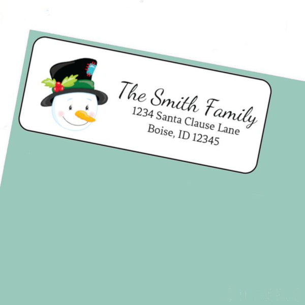 Christmas Address Labels Stickers, 30 personalized labels!