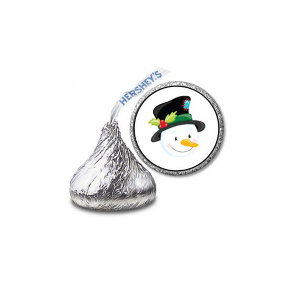 Christmas Hershey Kiss Labels Stickers, 108 Personalized Stickers!