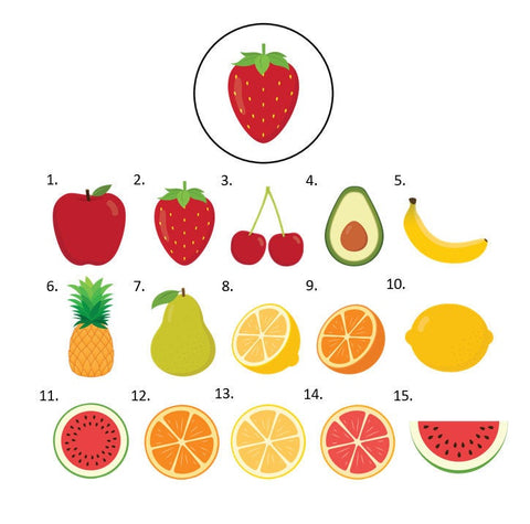 Fruit Envelope Seals Labels Stickers, 48 Personalized Stickers!
