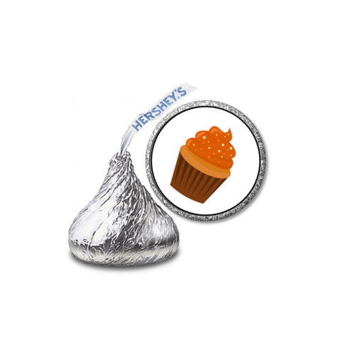 Fall Autumn Hershey Kiss Labels Stickers, 108 Personalized Stickers!