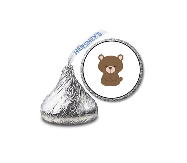 Woodland Animal Hershey Kiss Labels Stickers, 108 Personalized Stickers!