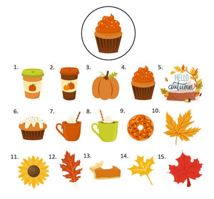 Fall Autumn Envelope Seals Labels Stickers, 48 Personalized Stickers!