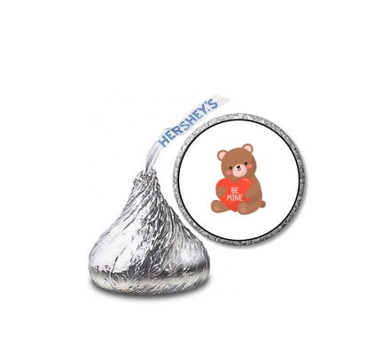 Valentine's Day Hershey Kiss Labels Stickers, 108 Personalized Stickers!