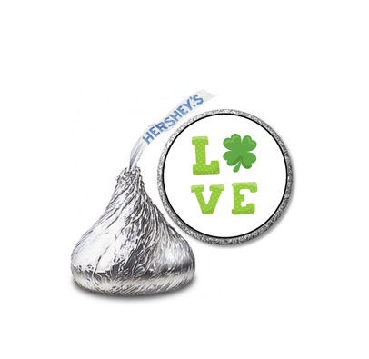 St. Patrick's Day Irish Hershey Kiss Labels Stickers, 108 Personalized Stickers!