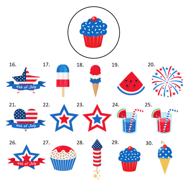 Patriotic American Flag USA Envelope Seals Labels Stickers, 48 Personalized Stickers!